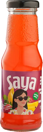 سايا — عصير فراولة وموز